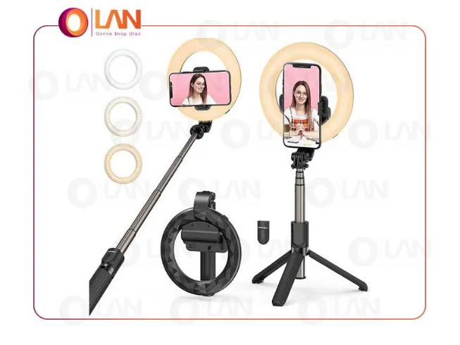رینگ لایت سلفی همراه پایه MPOW مدل PA213B