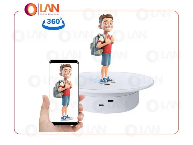 صفحه گردان برقی 360 درجه  جهت نمایش محصولات