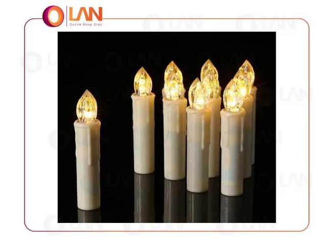 پک شمع های گیره دار LED با ریموت کنترل