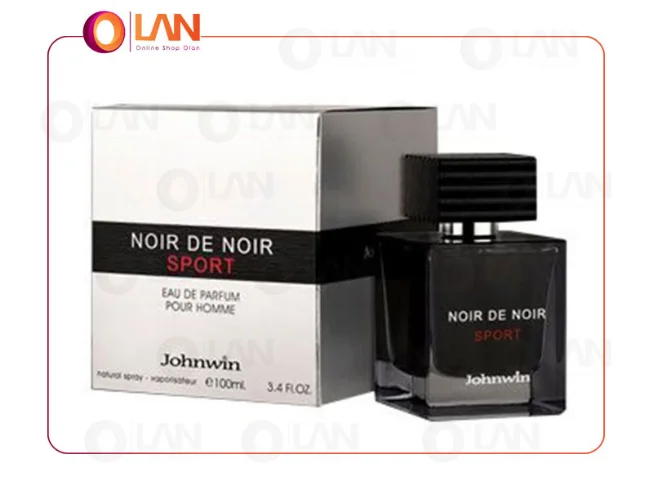 ادکلن مردانه لالیک نویر د نویر اسپرت مشکی جانوین ( Noir de noir sport johnwin)