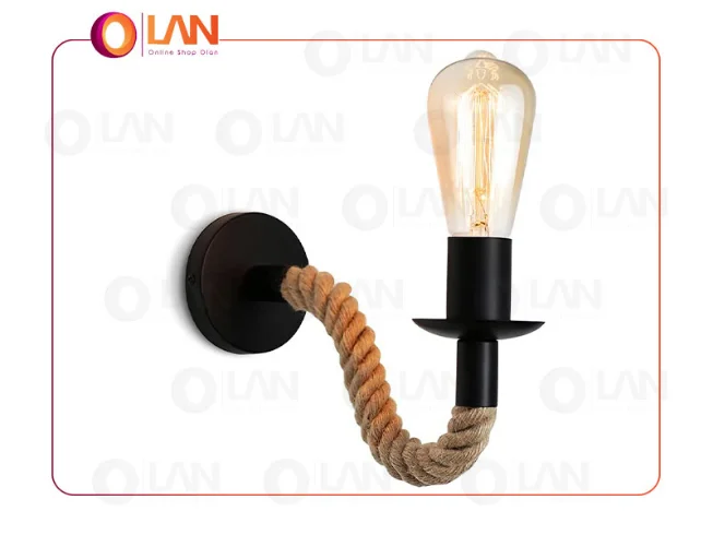 چراغ دیواری 2 عددی با طرح طناب برند COCOL