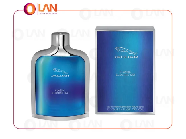 ادکلن ادوتویلت مردانه جگوار کلاسیک الکتریک اسکای ( Jaguar Classic Electric Sky )