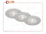 مجموعه سه عددی لامپ توکار 5 واتی BRINO