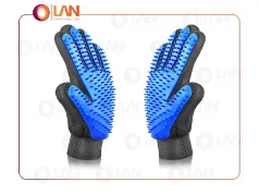 دستکش و برس تمیز کننده حیوانات خانگی OMORC مدل MEGD031