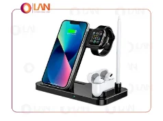 شارژر بیسیم fast charge   مدل w30  4 کاره