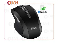 ماوس بلوتوثی بی صدا و قابل شارژ همراه دانگل بلوتوثی برند Tsmine