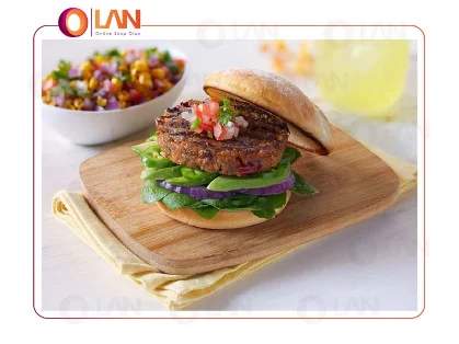 دستور پخت همبرگر وگان در سرخ کن بدون روغن