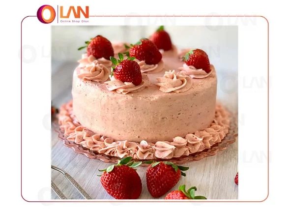 طرز تهیه کیک توت فرنگی با زودپز برقی
