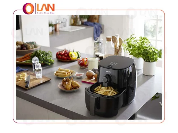 یک میان وعده خوشمزه در سرخ کن بدون روغن