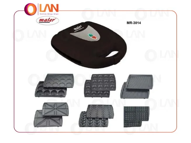 ساندویچ ساز 6 کاره مایر مدل MR-3014