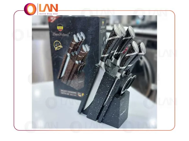 سرویس چاقو 8 پارچه HAUS ROLAND مدل HR611-2