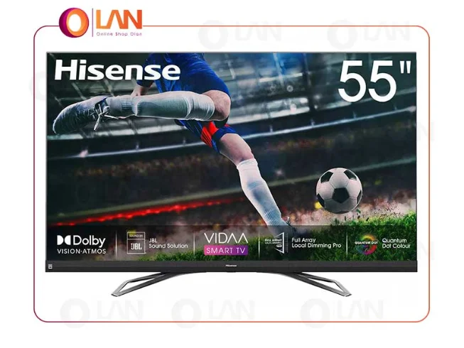 تلویزیون 55 اینچ هوشمند هایسنس مدل 55U8QF