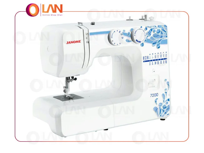 چرخ خیاطی 860 دور ژانومه مدل 7200