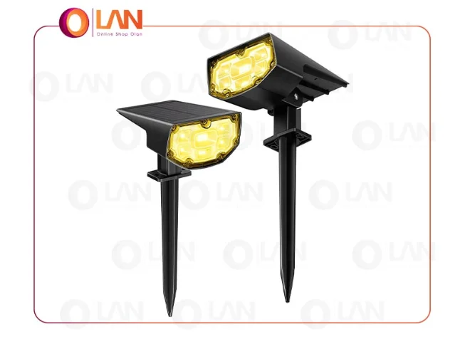 پک 2 عددی چراغ های خورشیدی زمینی LITOM مدل LL-CM12