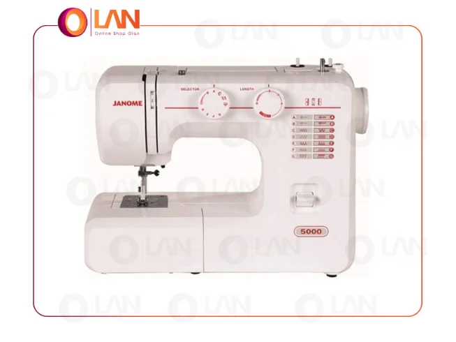 چرخ خیاطی و گلدوزی ژانومه مدل 5000