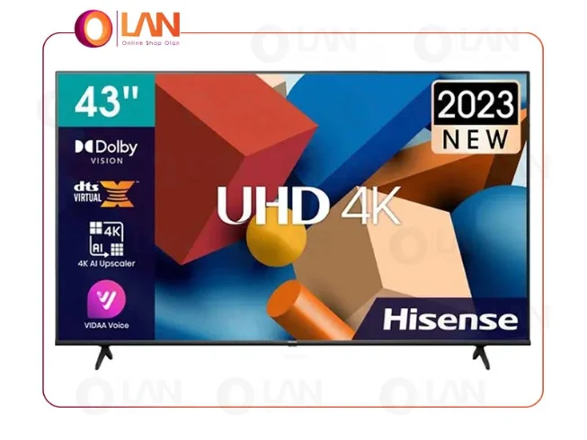 تلویزیون ۴۳ اینچی 4K هایسنس مدل 43A61K
